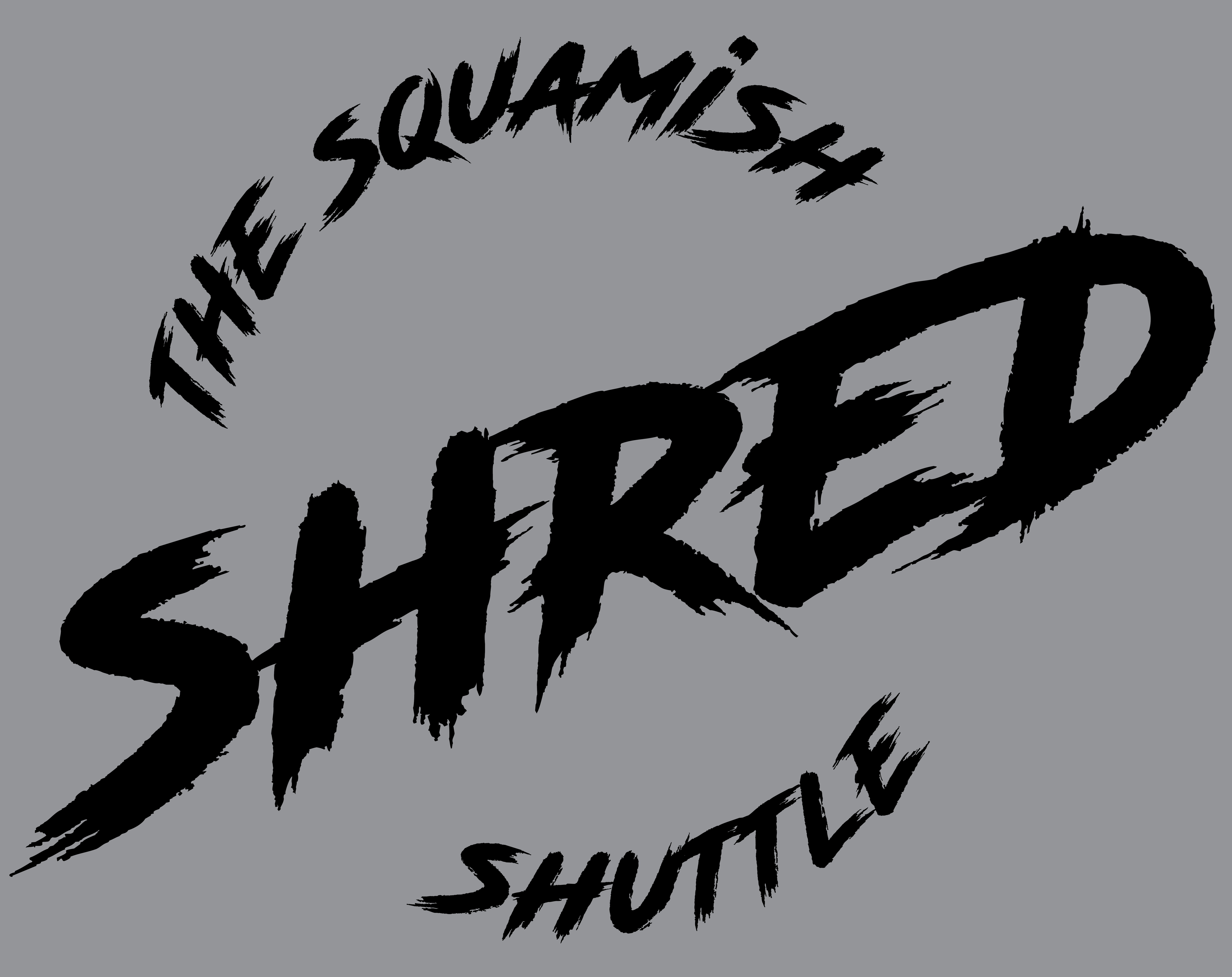 The Squamish Shred Shuttle Logo