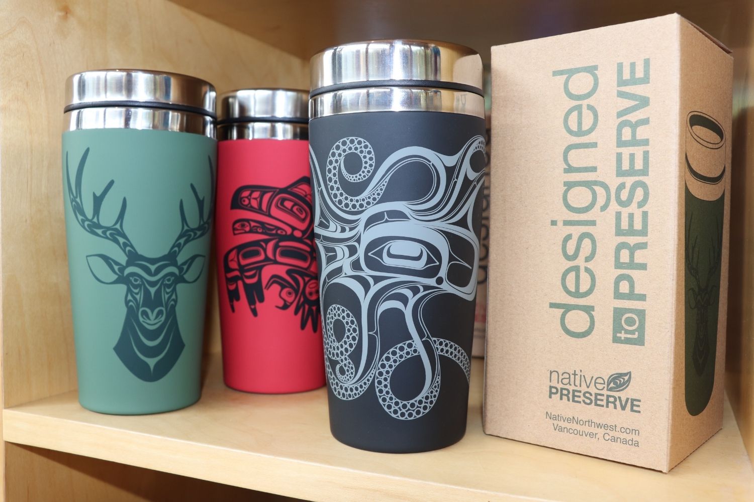 Travel Mugs at Squamish Store