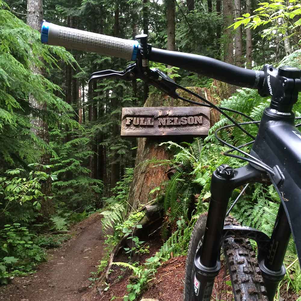 Entrance to Full Nelson Trail Full Nelson