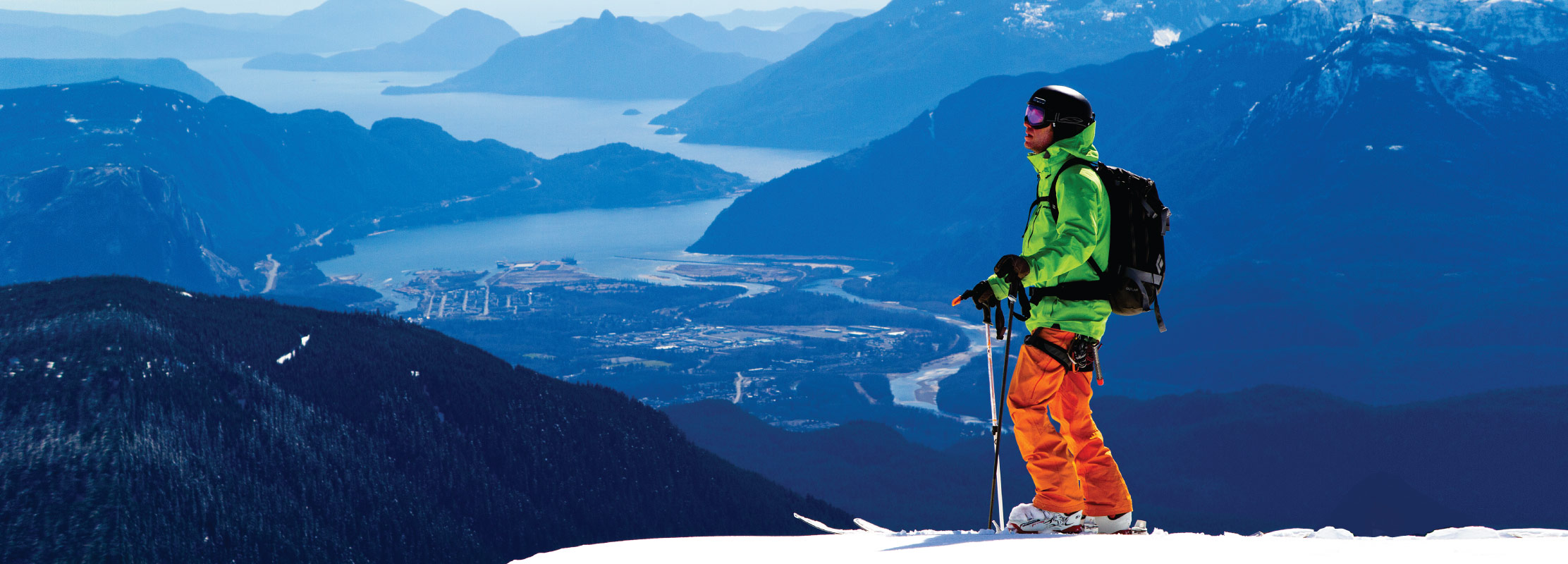 Backcountry Skiing on Brohm Ridge in Squamish, BC