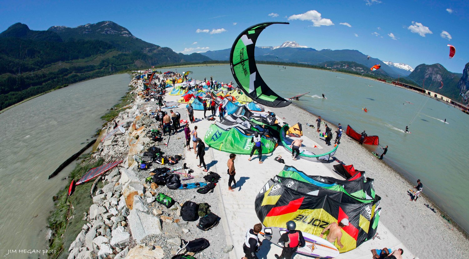 Aerial Kiteboarding School Squamish Spit, BC Aerial Kiteboarding School Squamish Spit