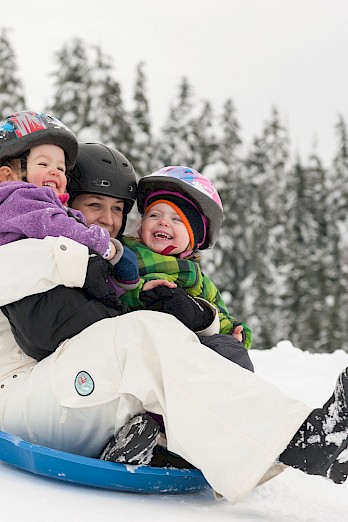 Tobogganing Squamish BC