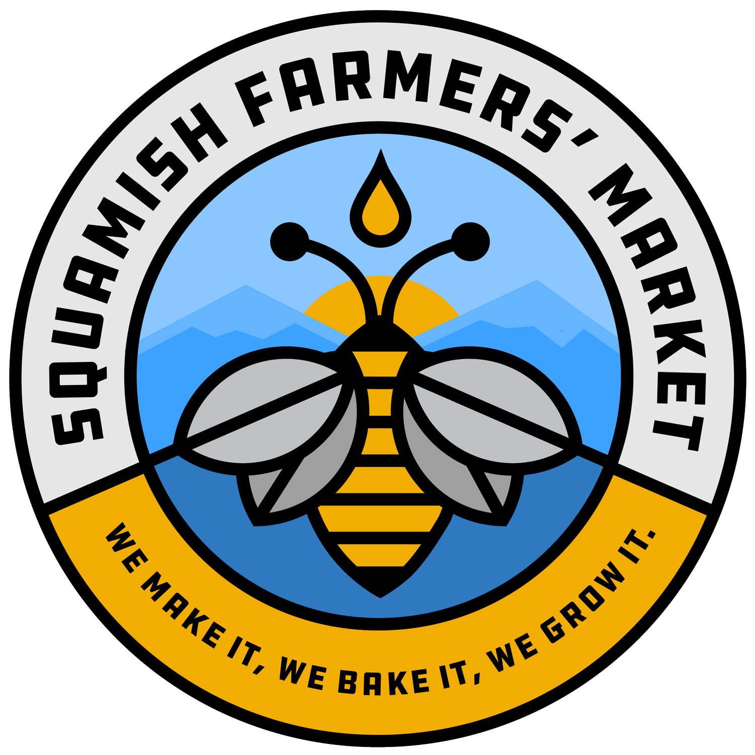 Squamish Farmers' Market Association Logo