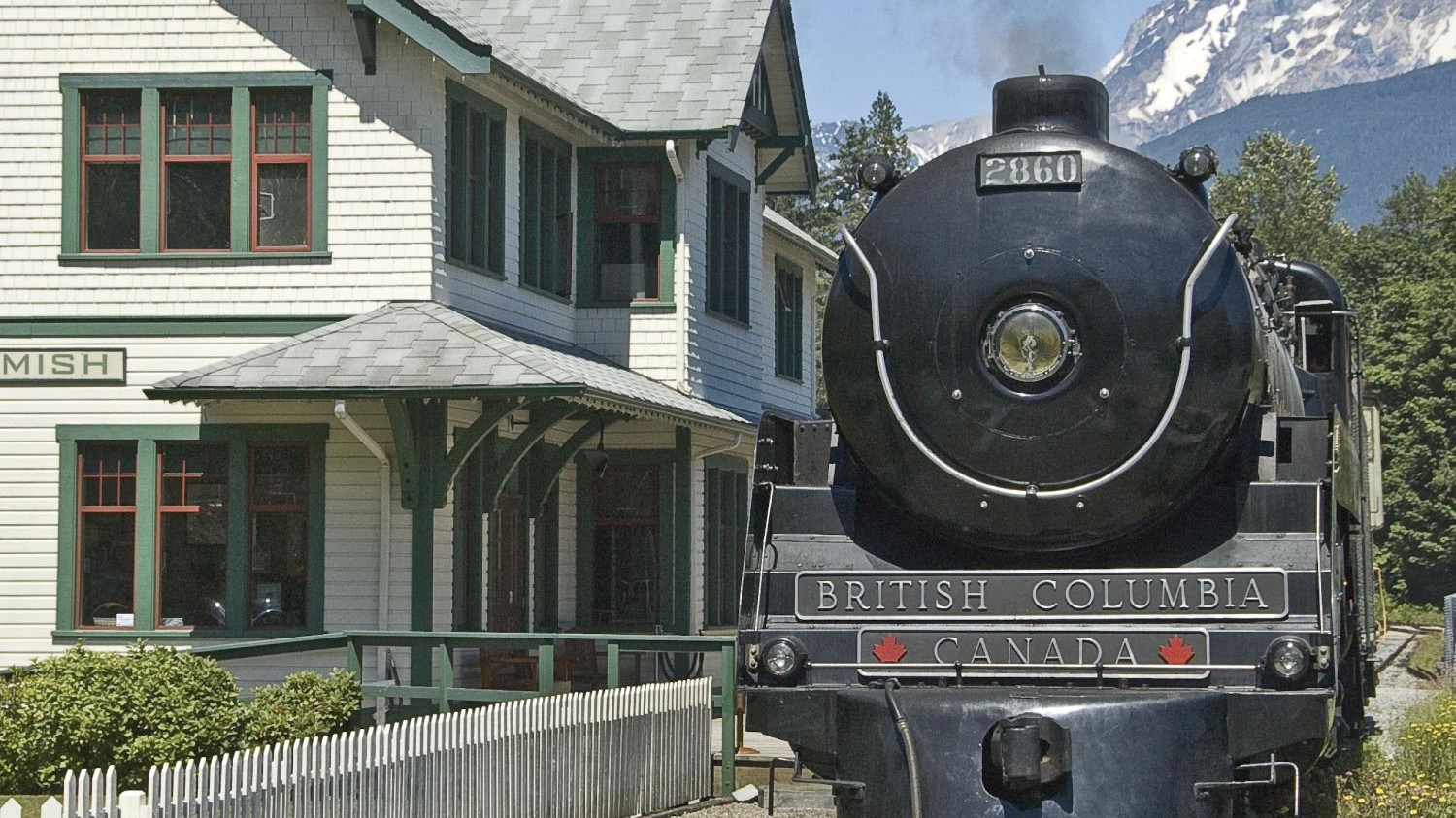 Royal Hudson at Railway Museum of BC