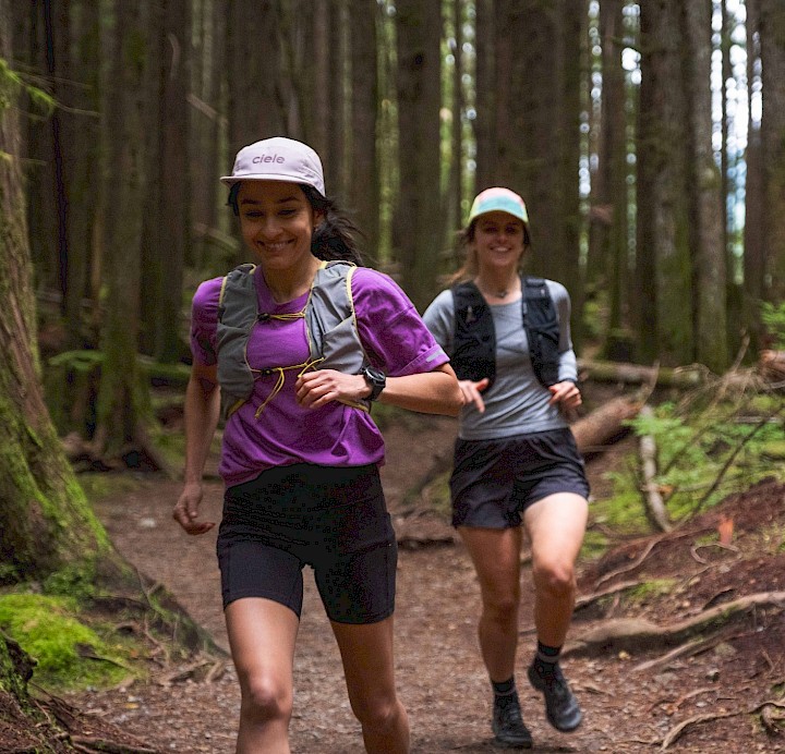 Trail running in Squamish