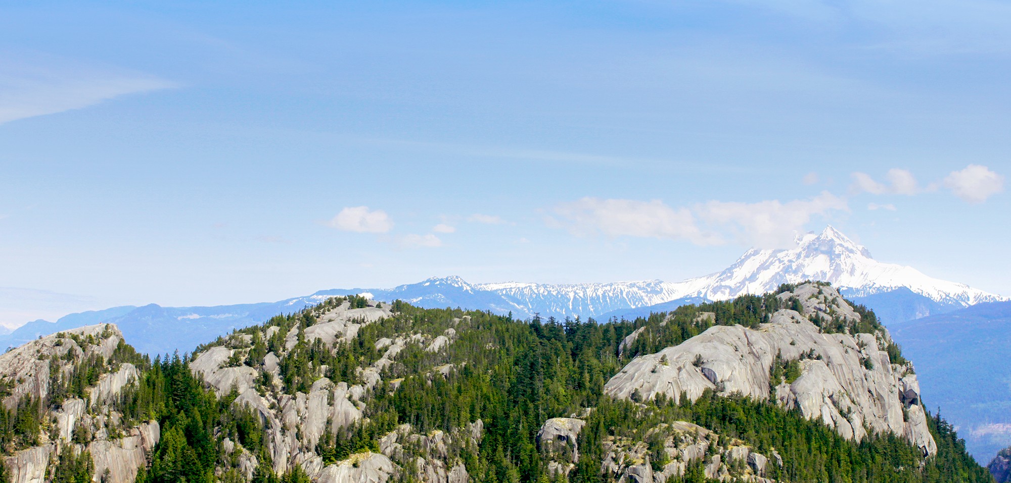 The three peaks of the Stawamus Chief