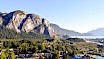 Town of Squamish with the backdrop of the Stawamus Chief