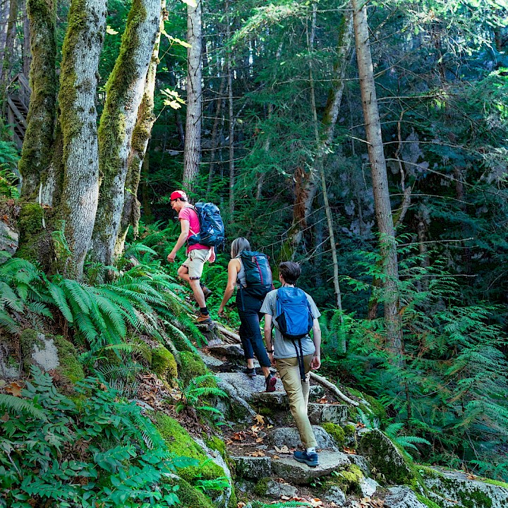 Hiking in Squamish