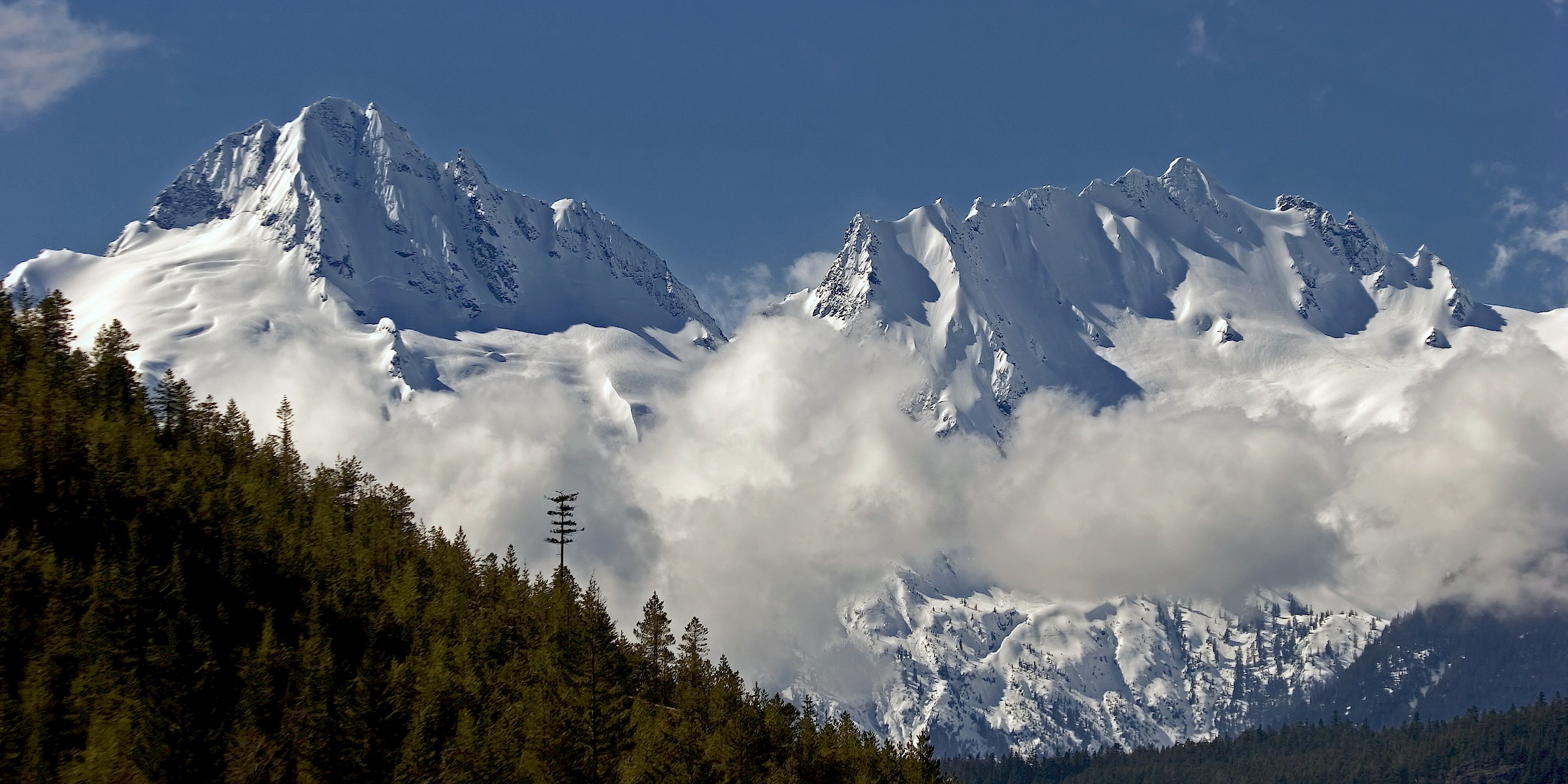 View of the Tantalus Range