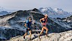 Trail running up Pinecone Peak