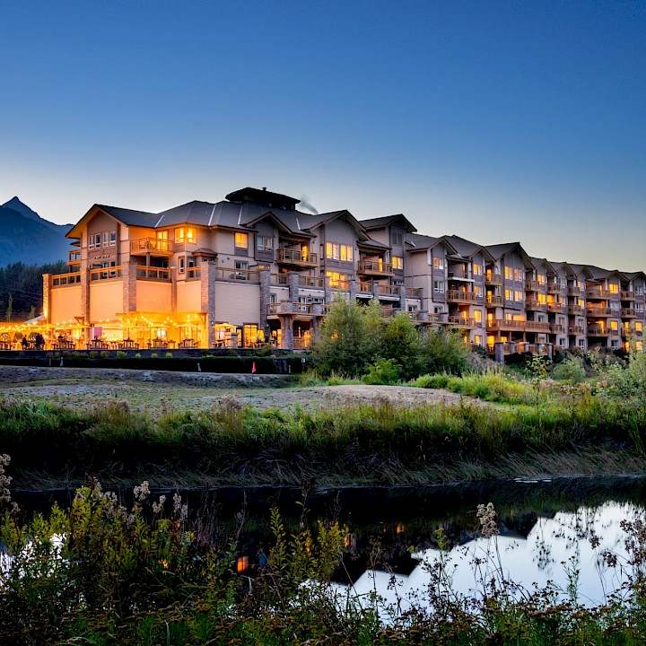 Executive Suites at night