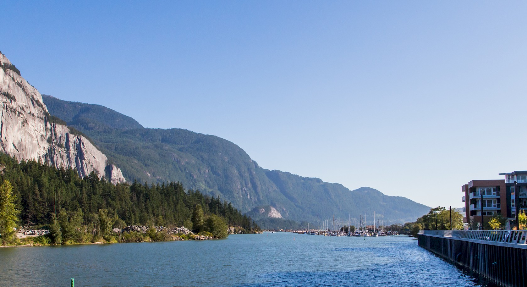 View of Squamish Chief & Waterfront