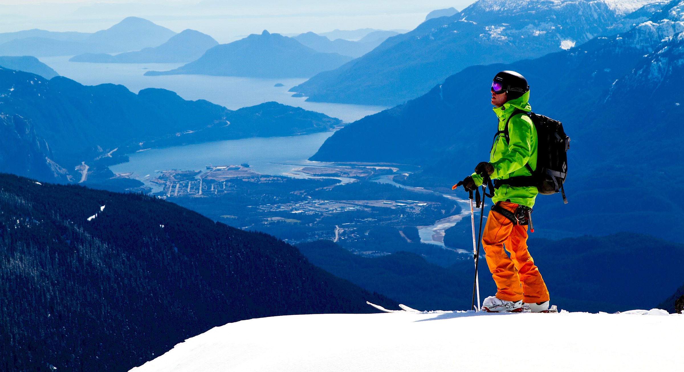 Female friends enjoying the view after hiking Murrin Loop Trail