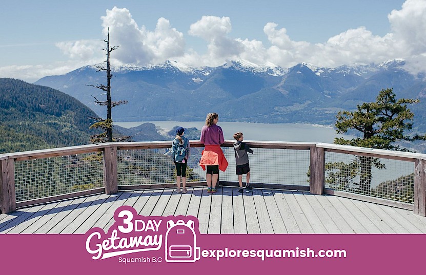 Family at Sea to Sky Gondola