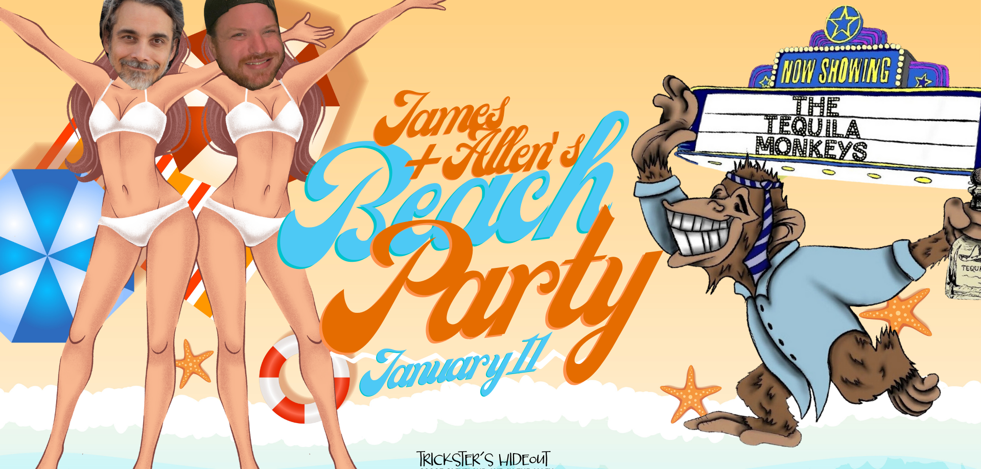 James & Allen’s Beach Party