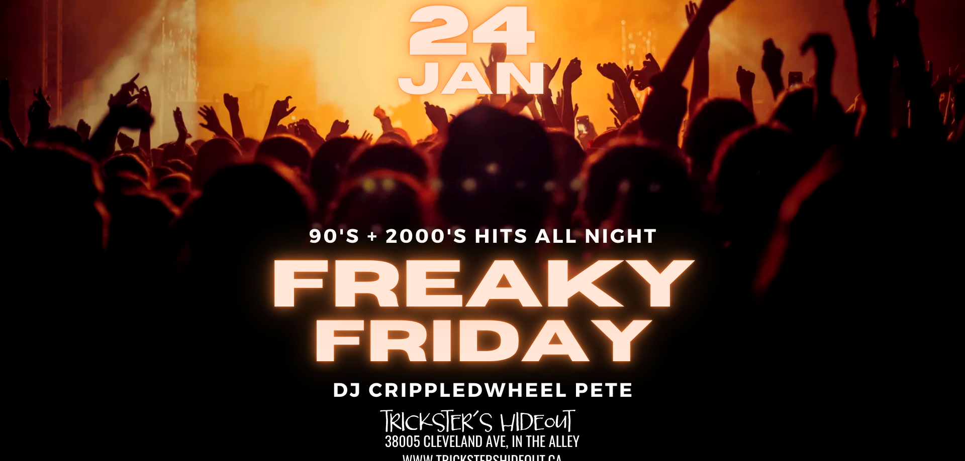 Freaky Friday – 90s/2000s Night with Crippledwheel Pete
