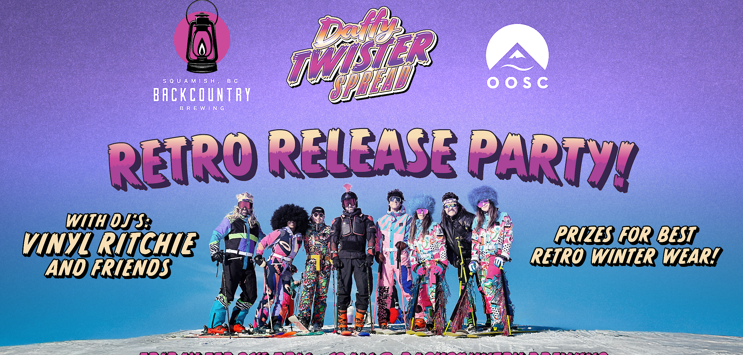 Daffy Twister Spread: Retro Release Party!