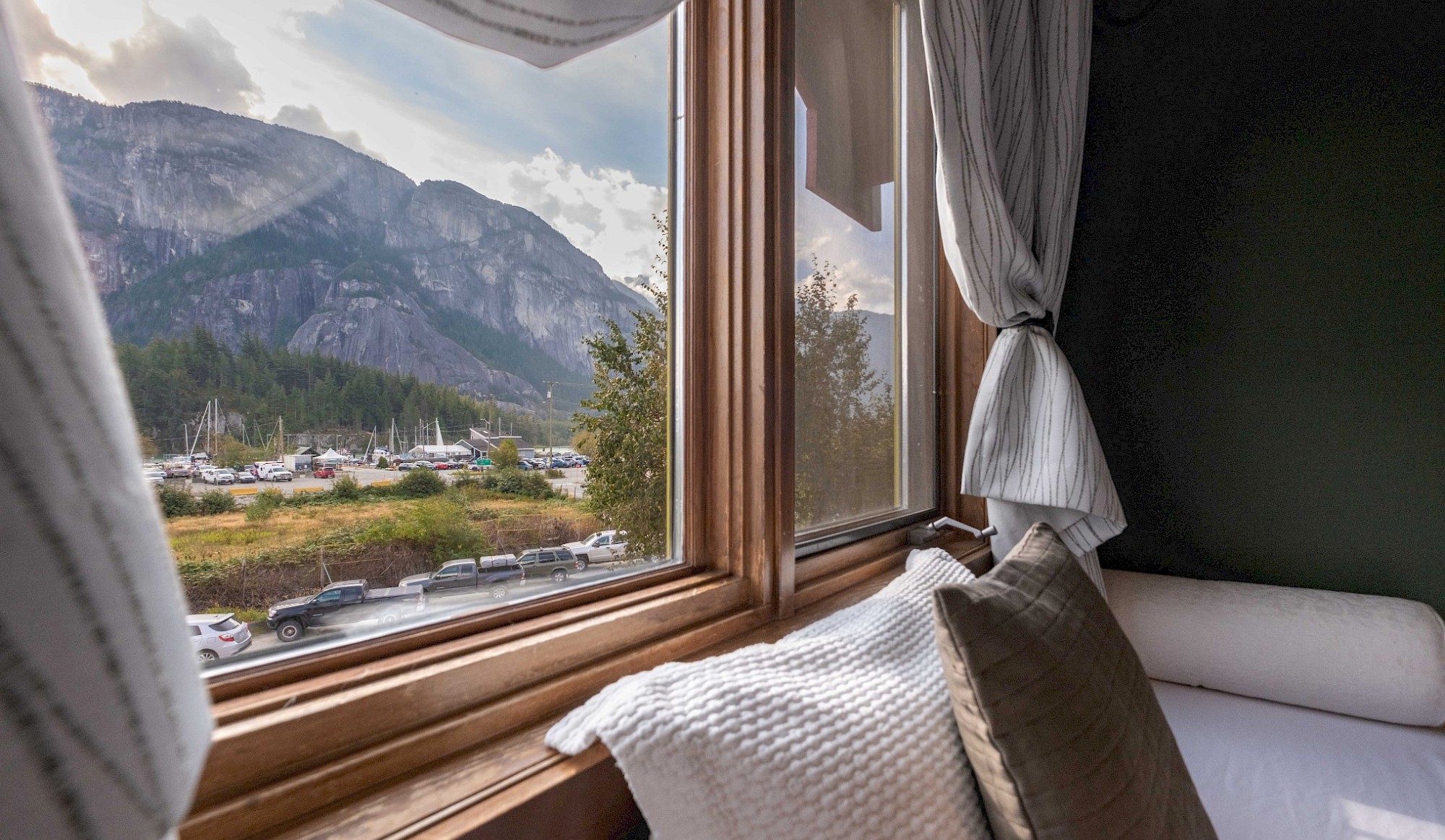 Views from a room at the Howe Sound Inn