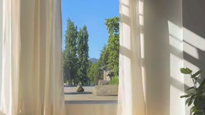 windows in yoga studio