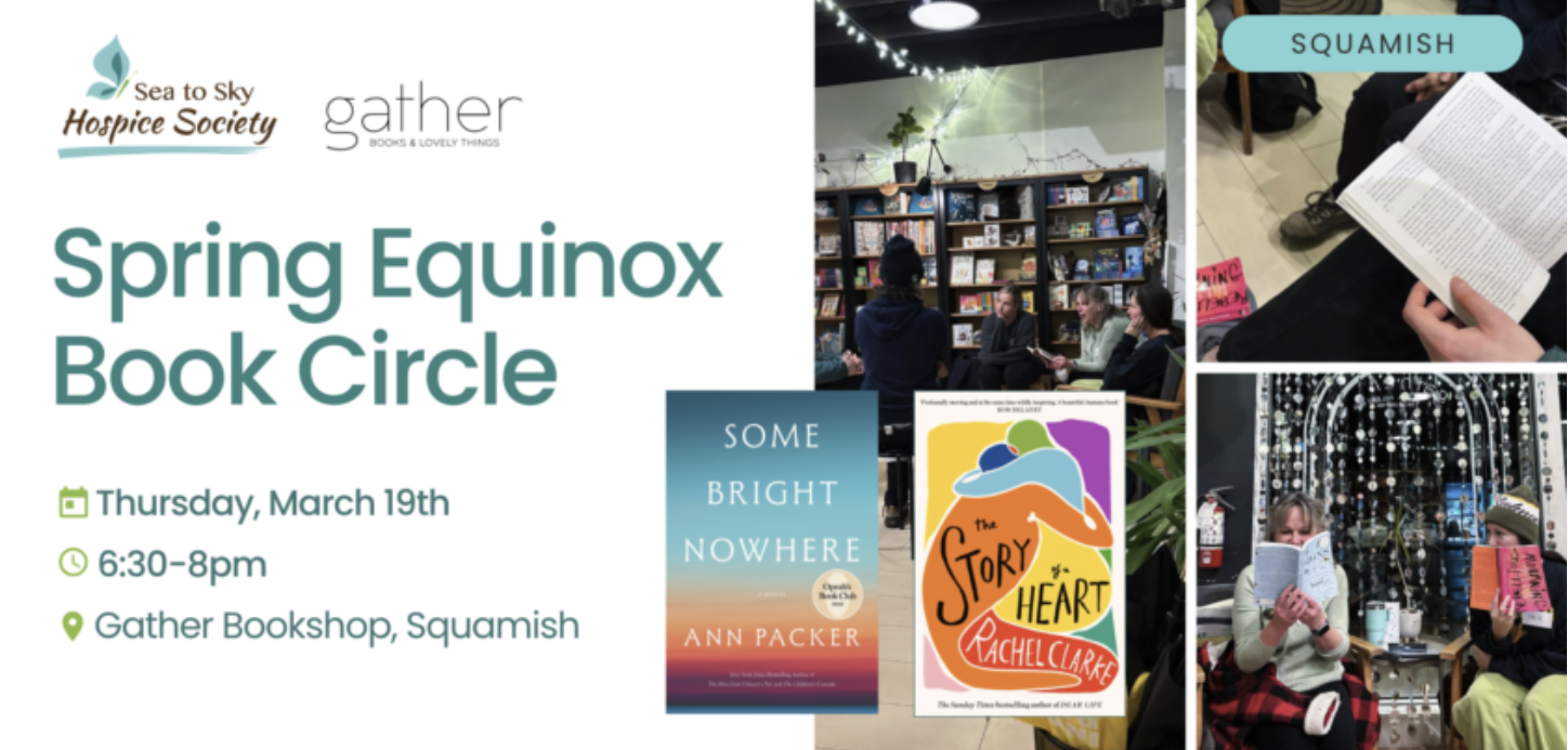 Sea to Sky Hospice Society Book Circle at Gather Bookshop