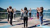 Yoga with a view over the Howe Sound