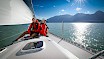 Man and woman on sailboat
