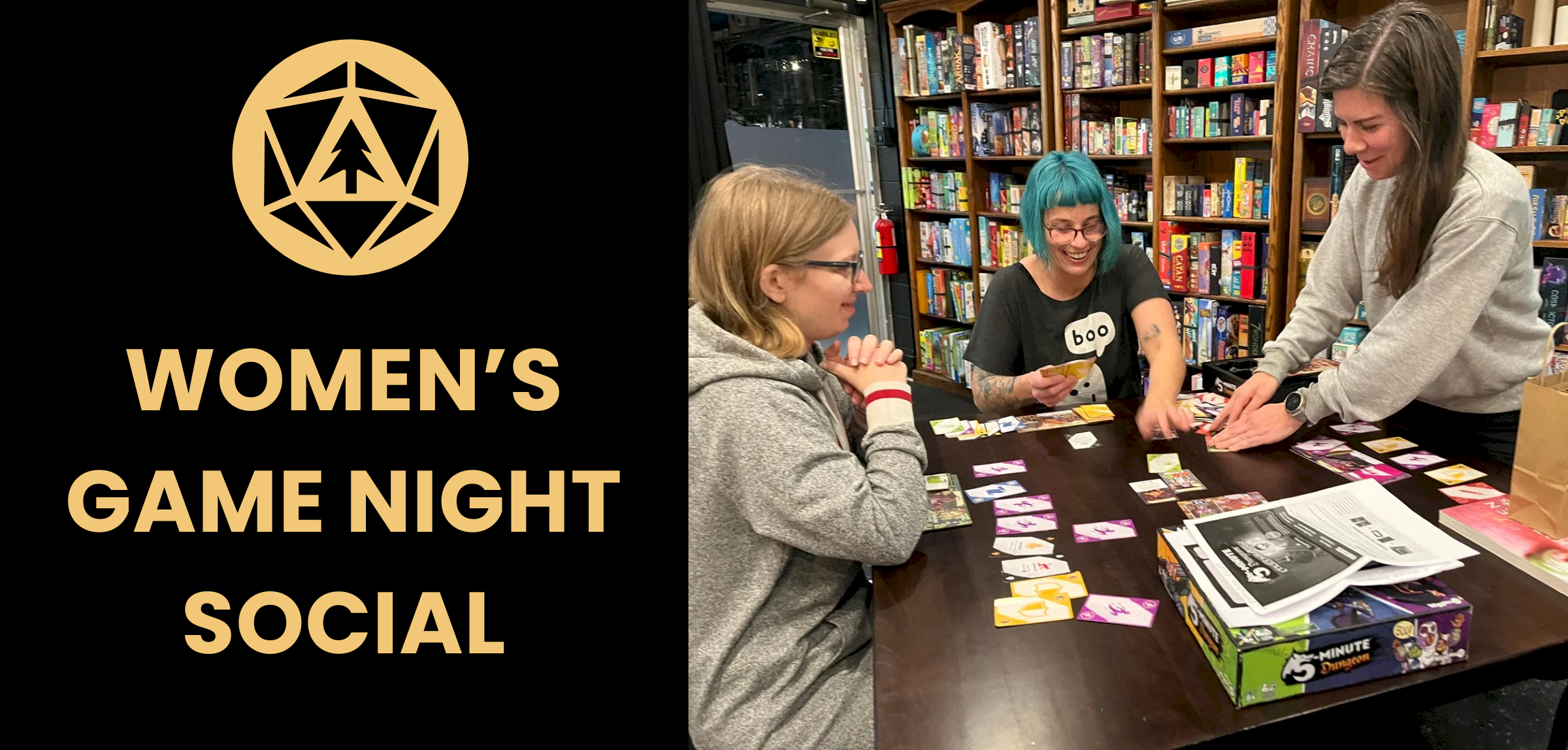 Women's Game Night Social @ Arrow Wood Games