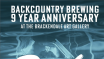 Backcountry Brewing's 9th Anniversary Party!
