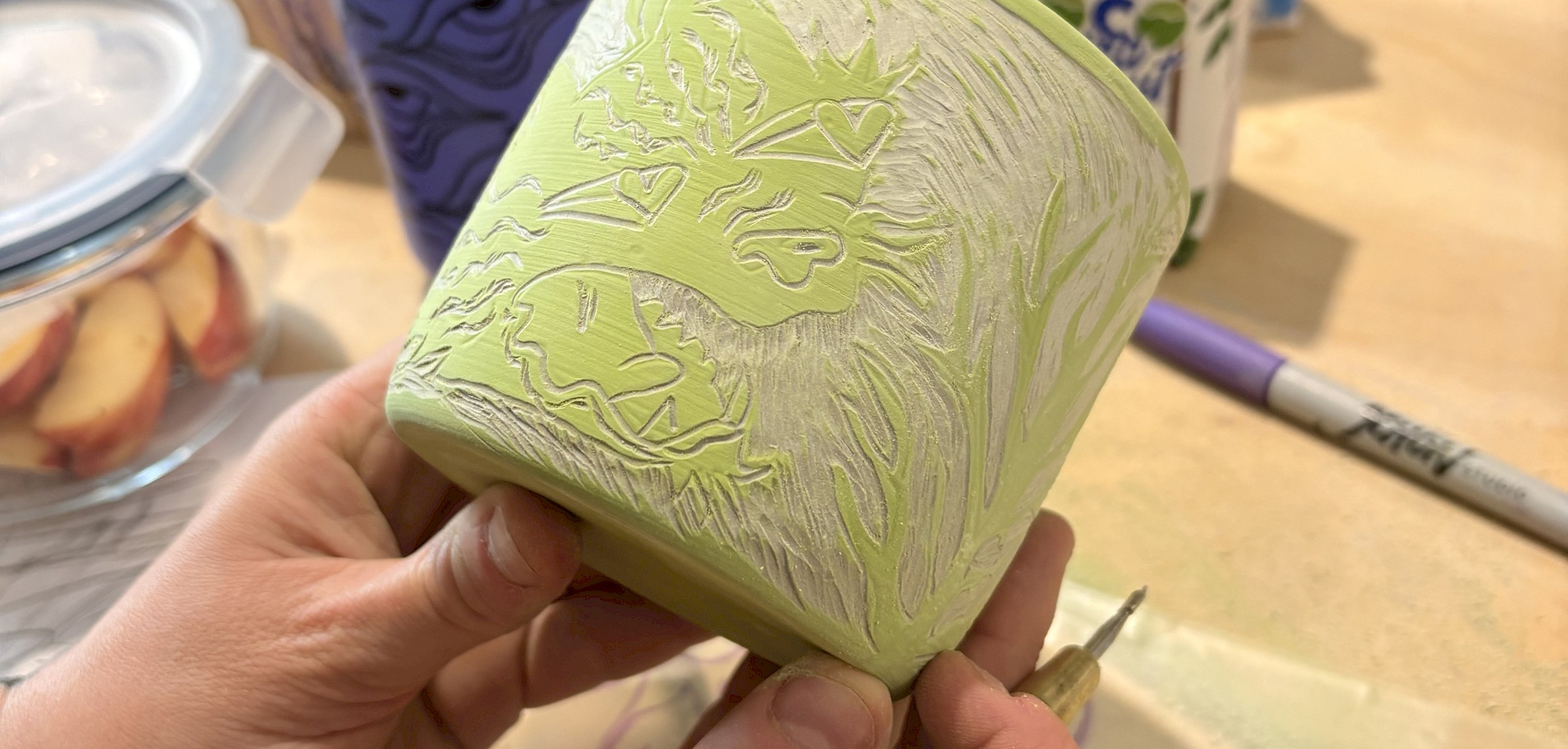 Sgraffito w. Keepsake Ceramics